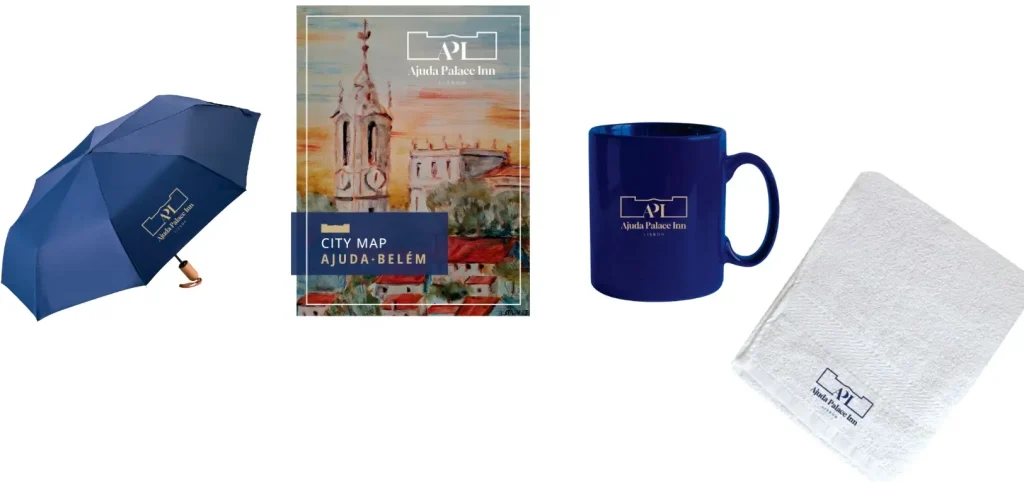 Materiais de Branding Ajuda Palace Inn