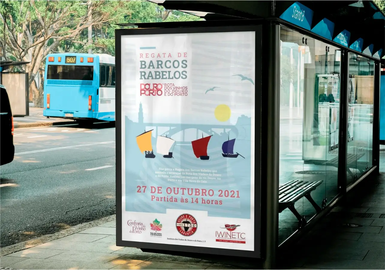 Cartaz Evento Regata de Barcos Rabelos, Projeto Inbound Marketing IVDP